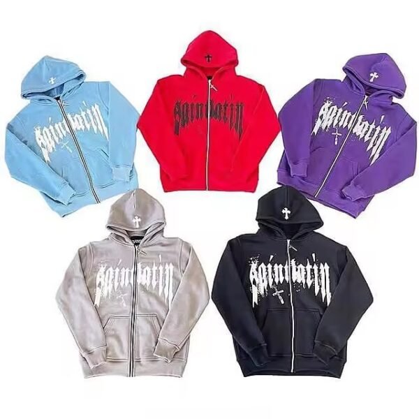 full zip embroidery hoodie manufacturer (1)