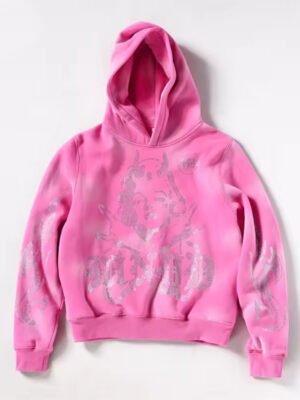women rhinestone hoodie-1