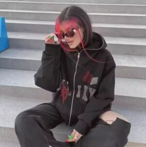 custom rhinestone hoodie supplier (4)