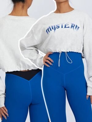 crop embossed hoodies (1)