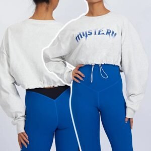 crop embossed hoodies (1)