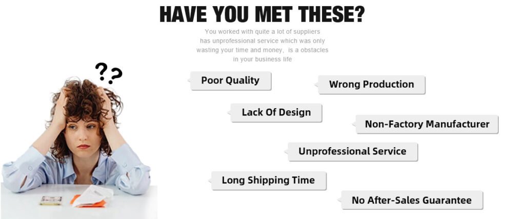You worked with quite a lot of suppliershas unprofessional service which was onlywasting your time and money, is a obstacles in your business life