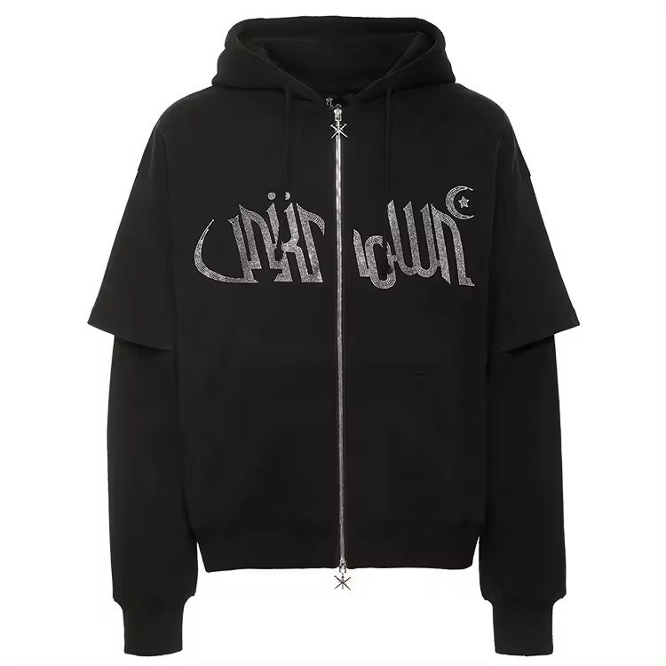 Men's rhinestone hoodie (5)