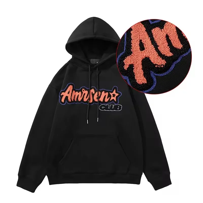 Chenille Embroidered Hoodies Supplier (2)
